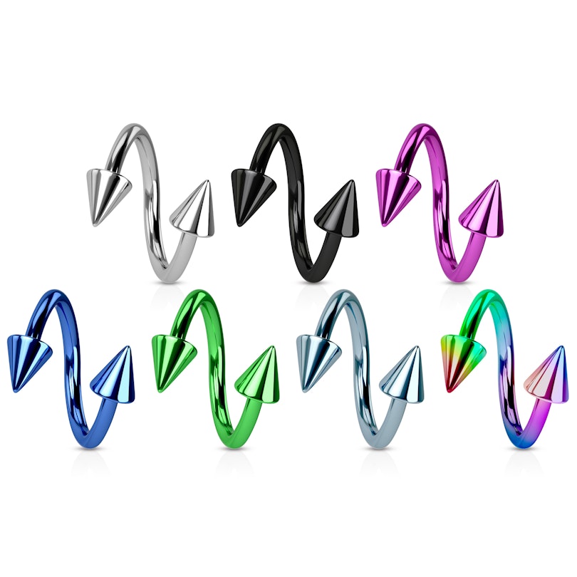 Beschichteter Twisterring in vielen verschiedenen Farben