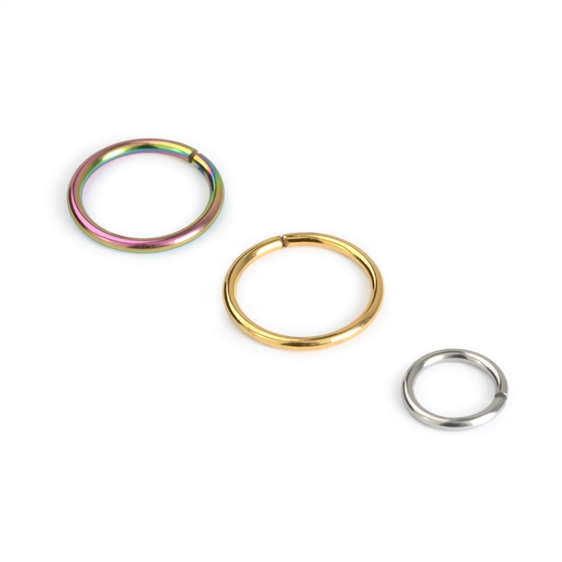 Endloser Ring in verschiedenen Farben