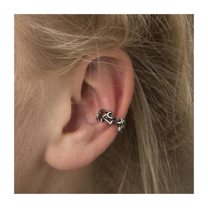Earcuff mit Lochmuster
