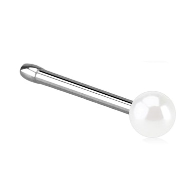 Nasenstecker mit einer Perlenkugel aus Acryl