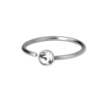 Ring mit einem festen Stein in vielen Farben