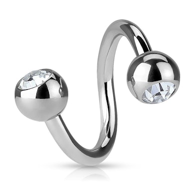 Twisterring mit Steinen
