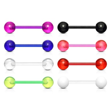 Teflon Zungenpiercings