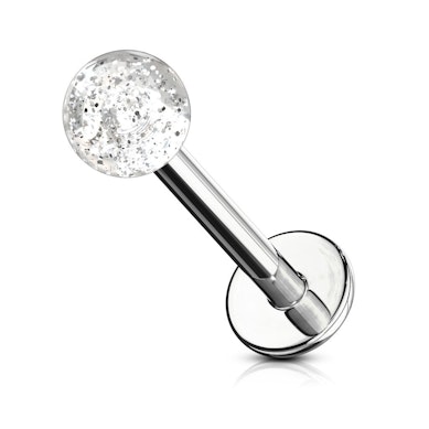 Labret mit einer Acrylkugel
