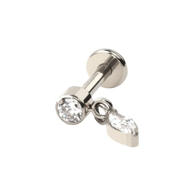Titan-Labret mit marquiseförmigem Anhänger