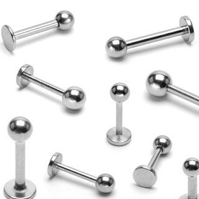 Labret in verschiedenen Farben