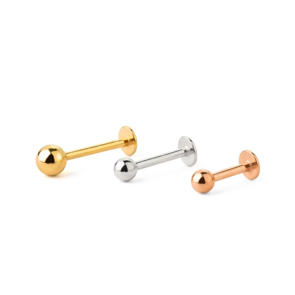 Labret in verschiedenen Farben