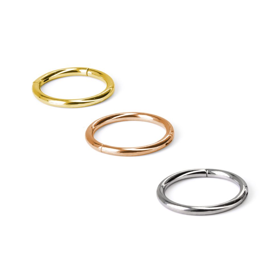 Endlos Ring aus Titan mit Scharnier