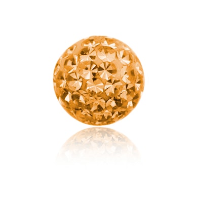 Piercingkugel mit vielen Steinen