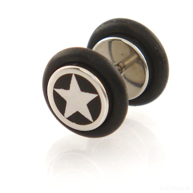 Fake Plug mit Sternenmotiv
