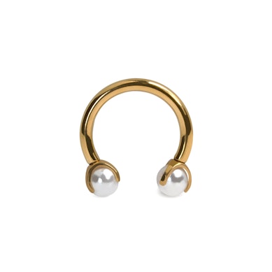 Titan-Hufeisen mit Perlen