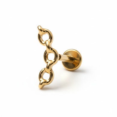 Ketten-Labret aus Titan