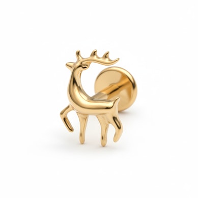 Rentier-Labret aus Titan