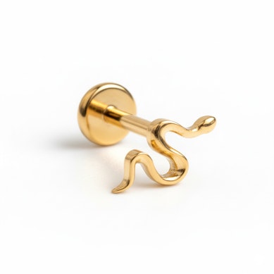 Titan-Labret mit kleiner Schlange