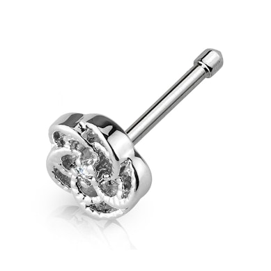 Nasenstecker mit Rose