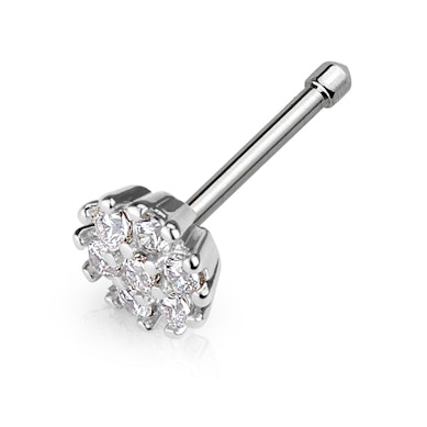 Nasenstecker mit Steinblume