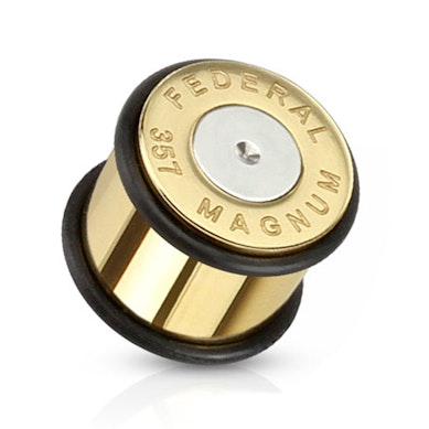 Plug geformt wie eine Patronenhülse