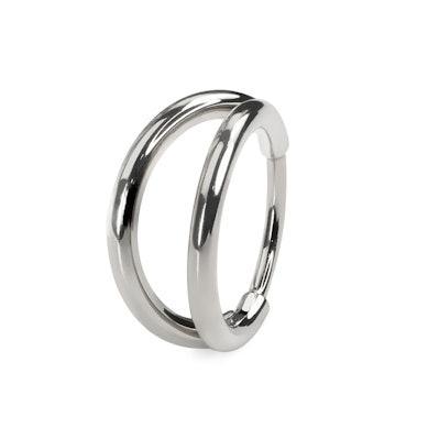 Doppelter Ring aus Titan