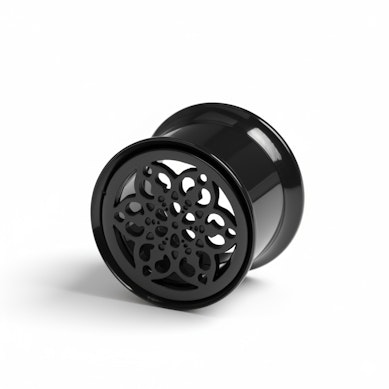 Filigraner Tunnel mit Blume