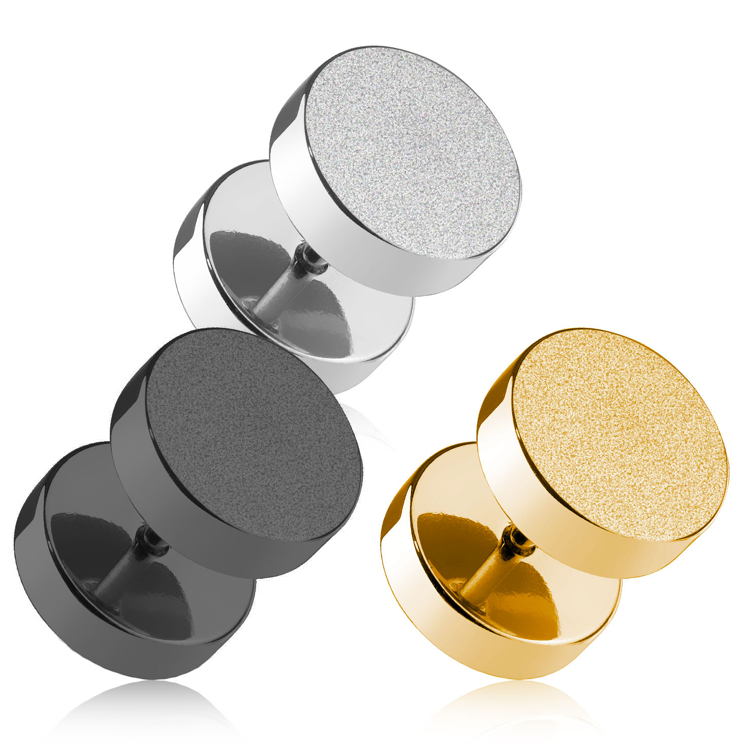 Fake Plug mit Diamant Optik