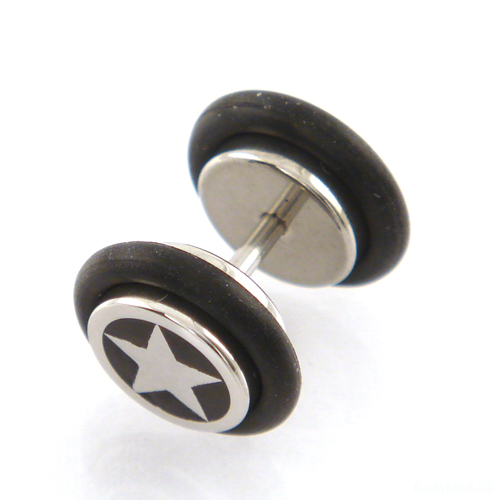 Fake Plug mit Sternenmotiv