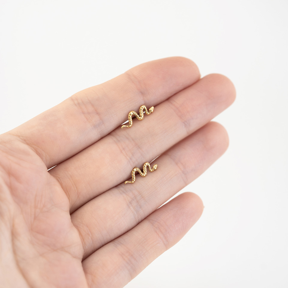 Push-in Titan-Labret mit Schlange