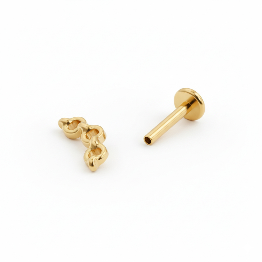 Ketten-Labret aus Titan