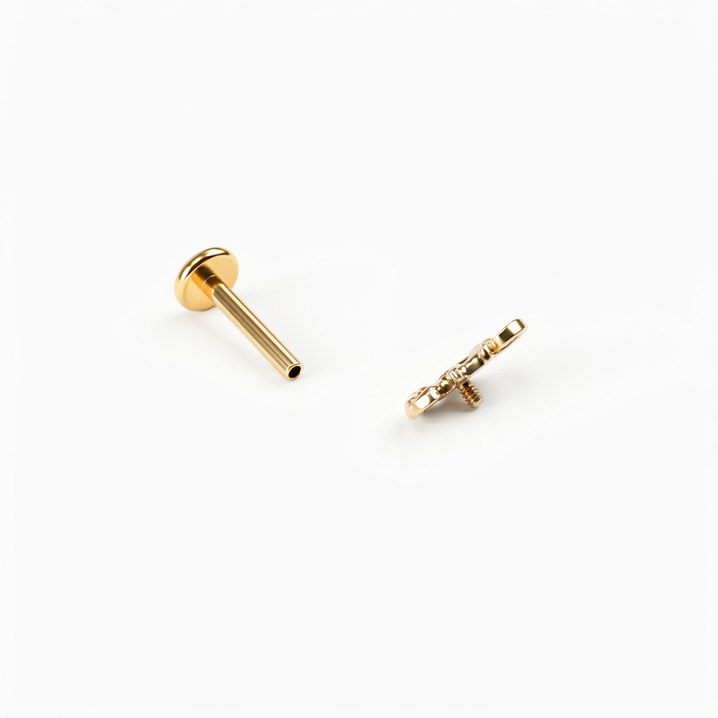 Chamäleon-Labret aus Titan