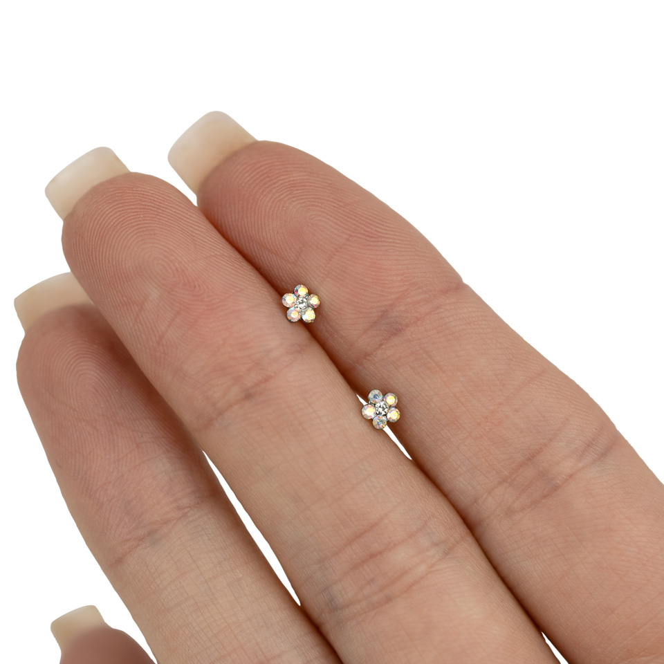 Labret mit einer Blume