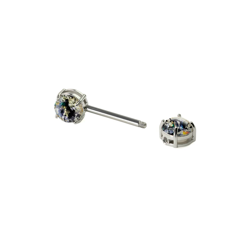 Brustwarzenpiercing mit Lava Look