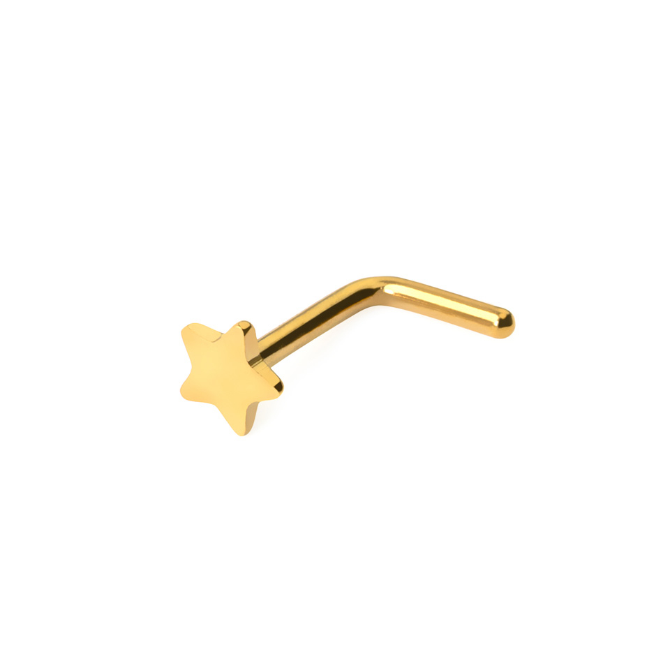 Titan-Nasenstecker mit Stern