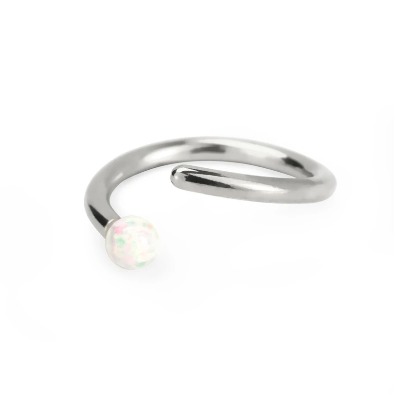 Ring mit fester Opalkugel