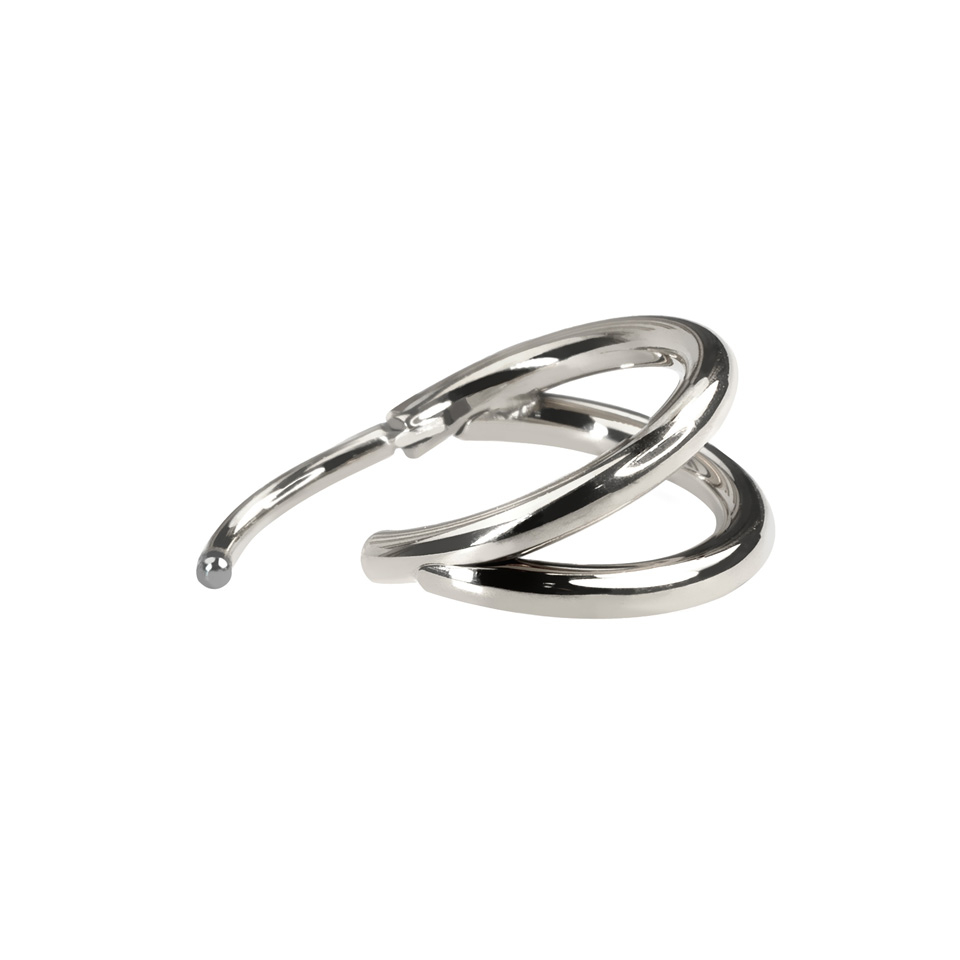 Doppelter Ring aus Titan