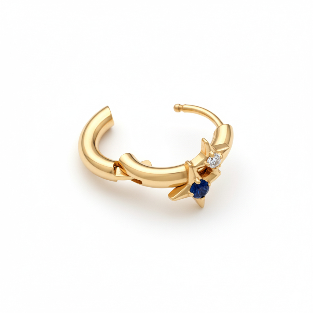 Titan-Ring mit zwei Sternen