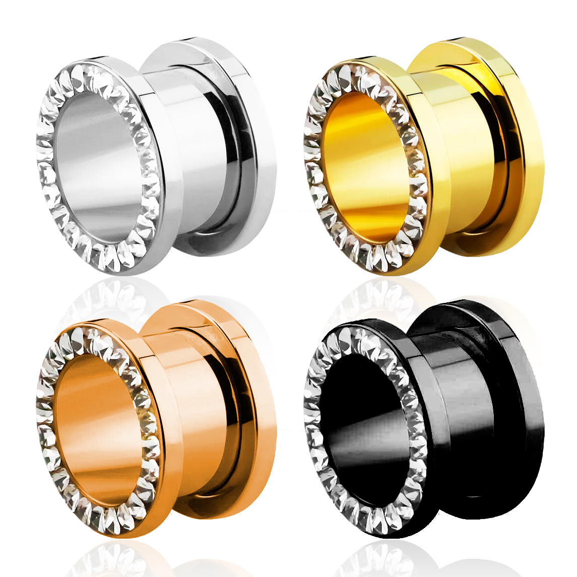 Tunnel mit einer Steinkante und Schraubgewinde