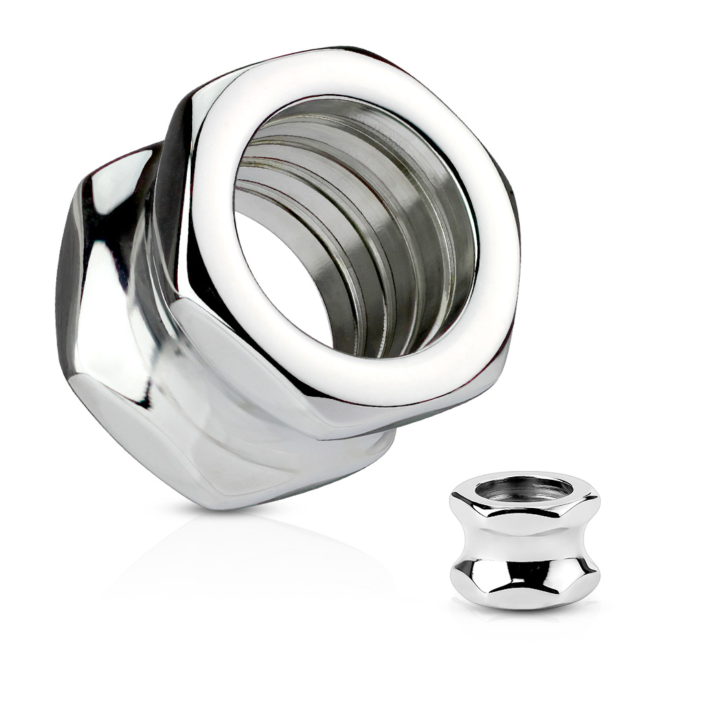 Tunnel geformt wie eine Schraubenmutter