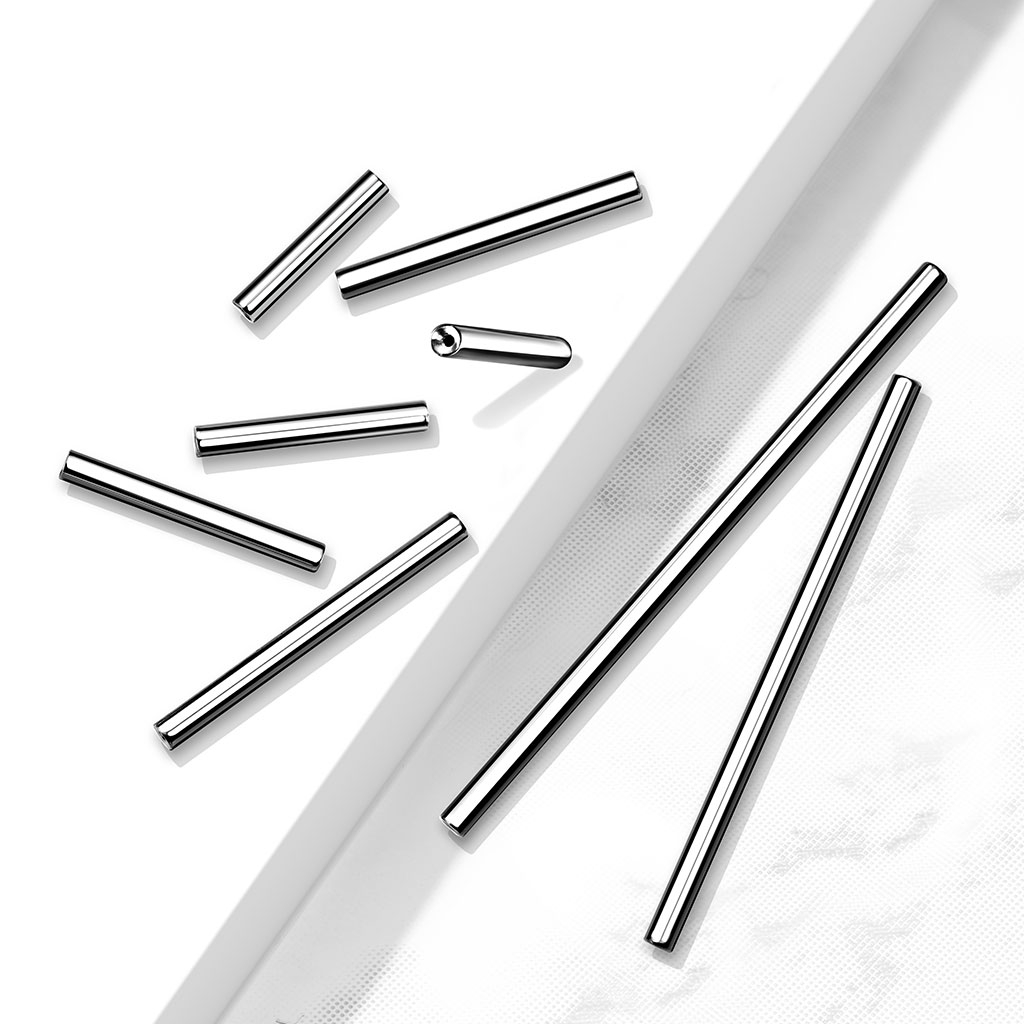 Gewindeloses Push-In Barbell aus Titan
